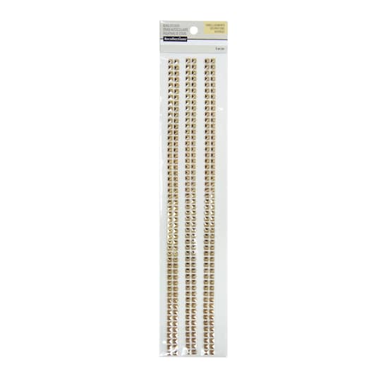 12 Packs: 3 ct. (18 total) Gold Stud Strips by Recollections™